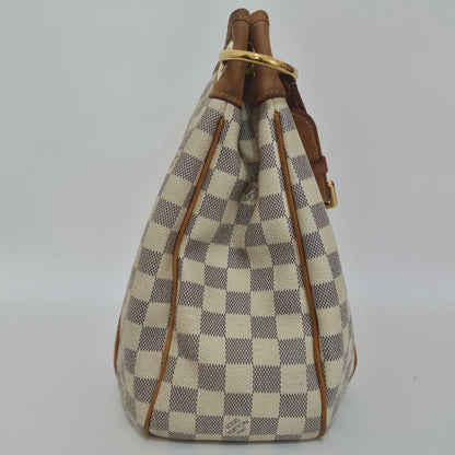 Louis Vuitton Galliera PM in tela Damier Azur