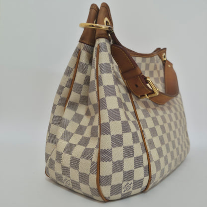 Louis Vuitton Galliera PM in tela Damier Azur